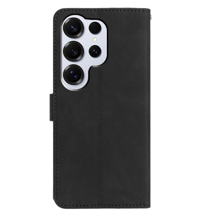 OEM - Samsung Galaxy S26 Ultra Fodral Konstläder Ställ - Svart