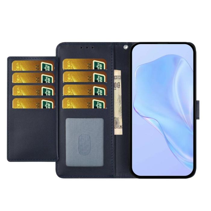 OEM - Samsung Galaxy S26 Ultra Fodral Läder Ställ - Blå