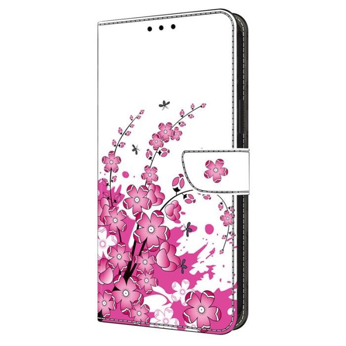 OEM - Samsung Galaxy S26 Ultra Fodral PU Läder Med Ställ - Blomma Vinstock