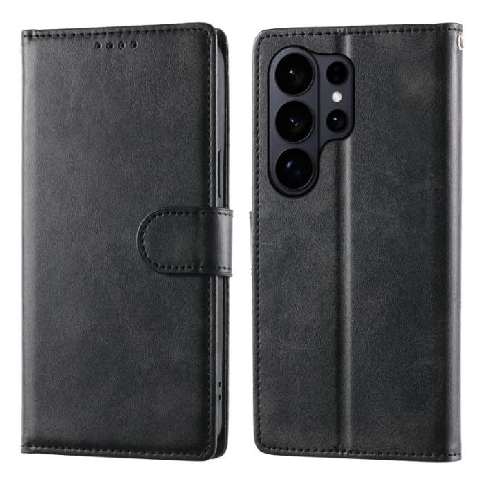 OEM - Samsung Galaxy S26 Ultra Fodral Ställ PU Läder Flip - Svart