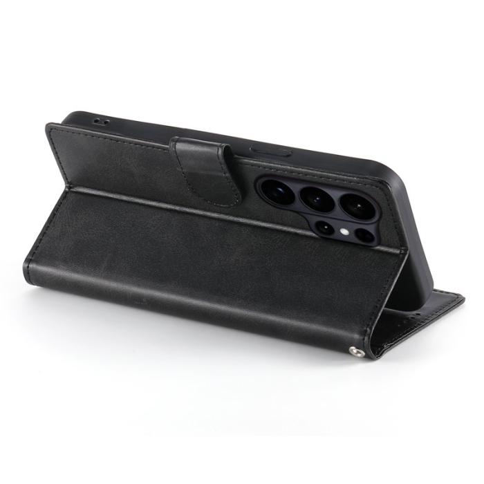 OEM - Samsung Galaxy S26 Ultra Fodral Ställ PU Läder Flip - Svart