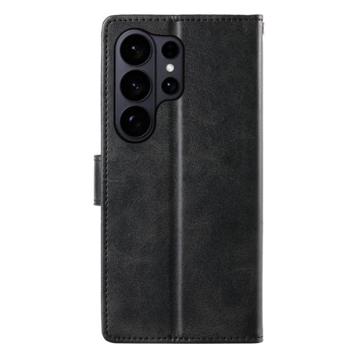 OEM - Samsung Galaxy S26 Ultra Fodral Ställ PU Läder Flip - Svart