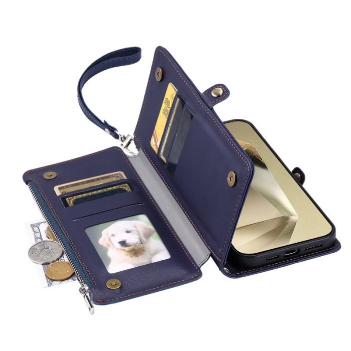 OEM - Samsung Galaxy S26 Ultra Fodral TPU + Konstläder - Blå