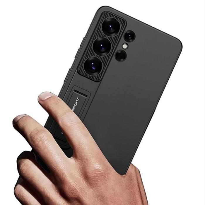 OEM - Samsung Galaxy S26 Ultra Skal Kickstand Ultra Tunn Hård PC - Silver