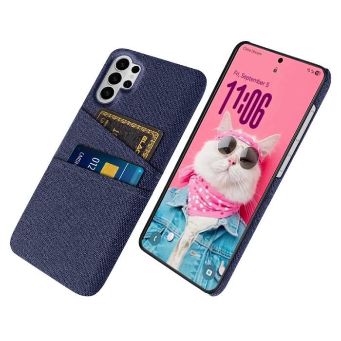 OEM - Samsung Galaxy S26 Ultra Skal Kläde + Hård PC - Blå