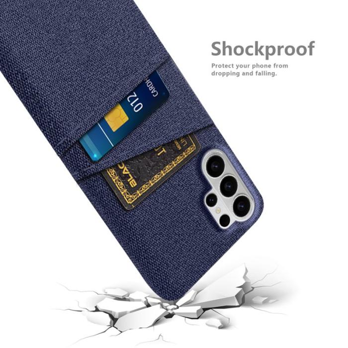 OEM - Samsung Galaxy S26 Ultra Skal Kläde + Hård PC - Blå