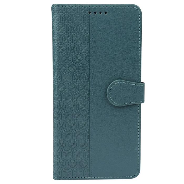 OEM - Samsung Galaxy S26 Ultra Skal Magnetisk Stängning Äkta Läder - Grön