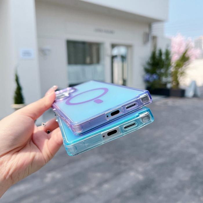 OEM - Samsung Galaxy S26 Ultra Skal Magnetiskt Färgändrande TPU - Svart