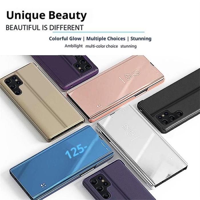 OEM - Samsung Galaxy S26 Ultra Skal Med Fönster PU Läder - Lila