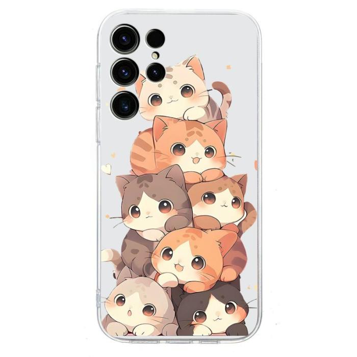 OEM - Samsung Galaxy S26 Ultra Skal Mönstertryck Stöttålig Mjuk TPU - Flera Katter