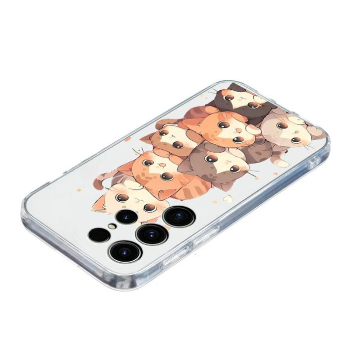 OEM - Samsung Galaxy S26 Ultra Skal Mönstertryck Stöttålig Mjuk TPU - Flera Katter