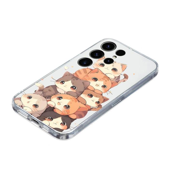 OEM - Samsung Galaxy S26 Ultra Skal Mönstertryck Stöttålig Mjuk TPU - Flera Katter