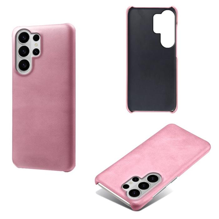 OEM - Samsung Galaxy S26 Ultra Skal PU Läder Hård PC Skydd - Roséguld