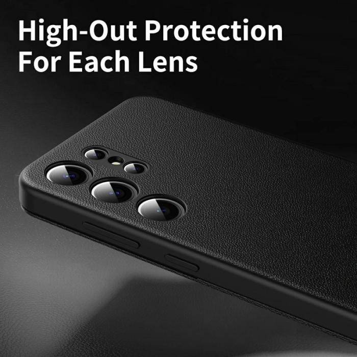 OEM - Samsung Galaxy S26 Ultra Skal PU Läder Smart View - Svart