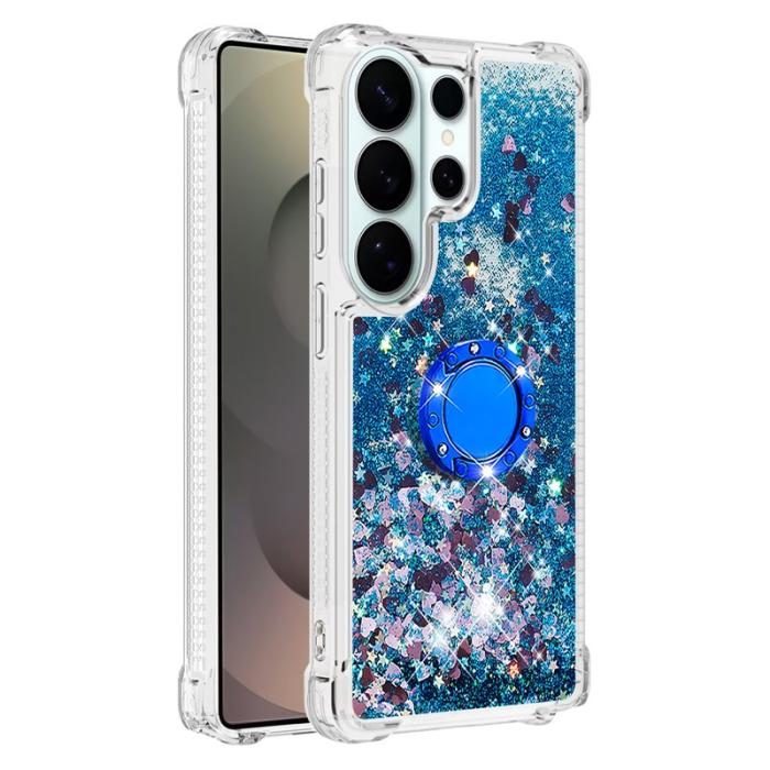 OEM - Samsung Galaxy S26 Ultra Skal TPU Stöd Fodral - Blå / Hjärtan