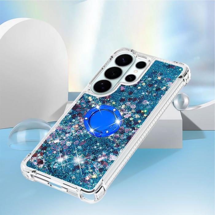 OEM - Samsung Galaxy S26 Ultra Skal TPU Stöd Fodral - Blå / Hjärtan