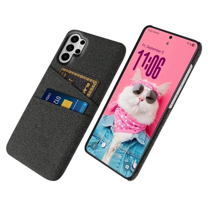 OEM - Samsung Galaxy S26 Ultra Skal Tyg + Hård PC - Svart