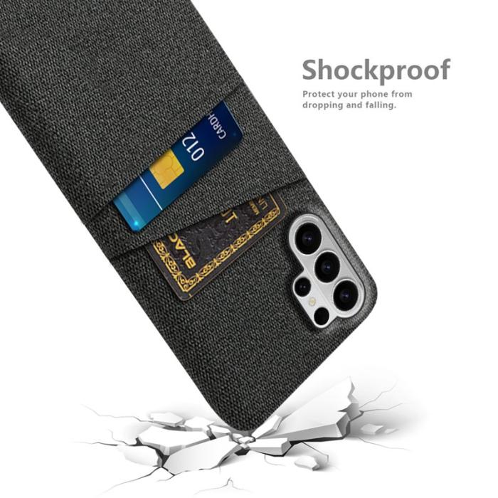 OEM - Samsung Galaxy S26 Ultra Skal Tyg + Hård PC - Svart