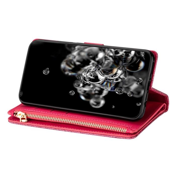 OEM - Starry Sky Samsung Galaxy S26 Fodral Äkta Läder - Rosa