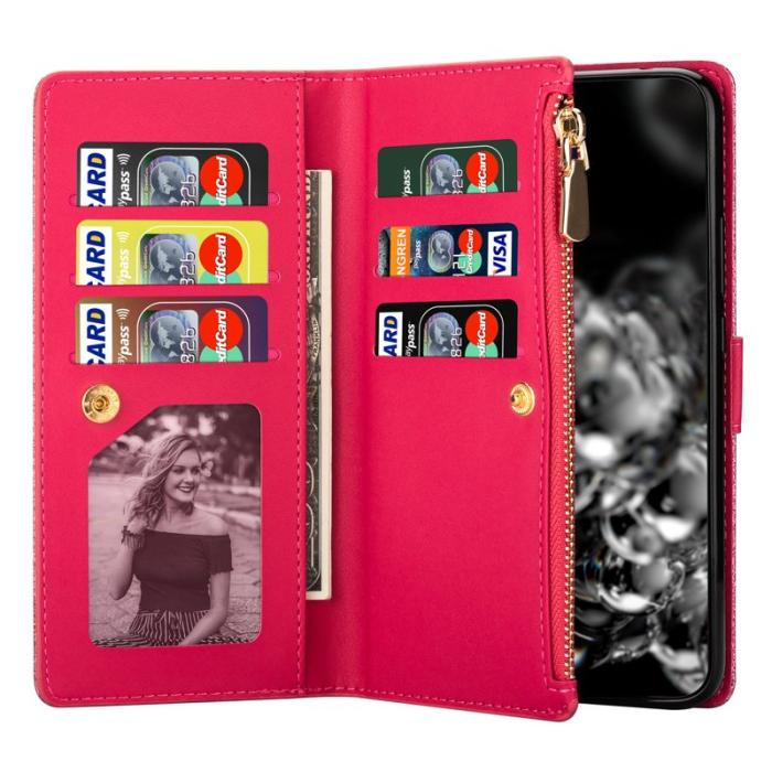 OEM - Starry Sky Samsung Galaxy S26 Fodral Äkta Läder - Rosa