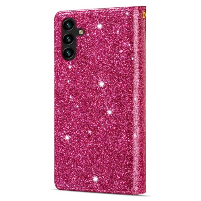 OEM - Starry Sky Samsung Galaxy S26 Fodral Äkta Läder - Rosa