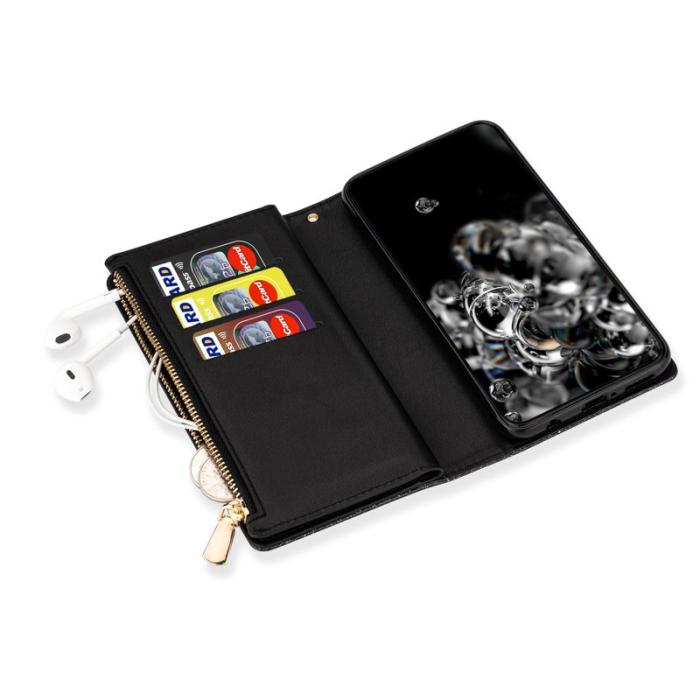 OEM - Starry Sky Samsung Galaxy S26 Plus Fodral Äkta Läder - Svart