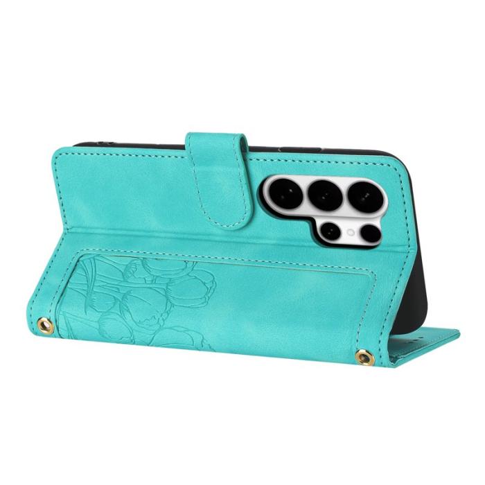 OEM - Tulip Samsung Galaxy S26 Ultra Fodral Äkta Läder - Grön