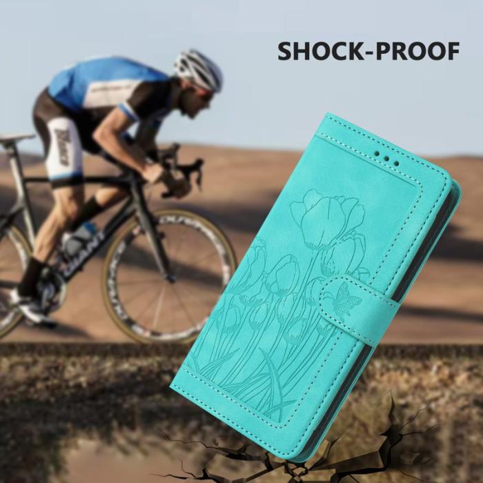 OEM - Tulip Samsung Galaxy S26 Ultra Fodral Äkta Läder - Grön