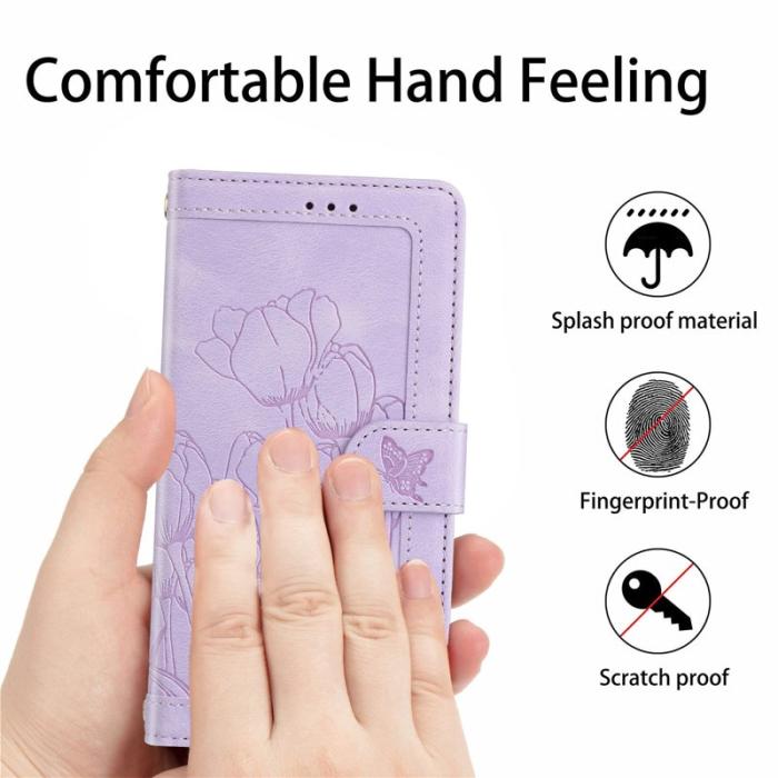 OEM - Tulip Samsung Galaxy S26 Ultra Fodral Äkta Läder - Lila