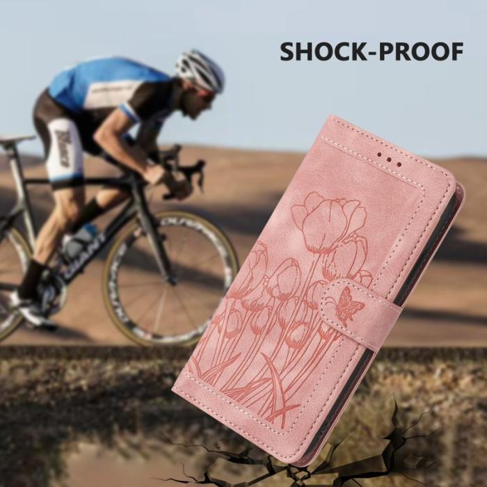 OEM - Tulip Samsung Galaxy S26 Ultra Fodral Äkta Läder - Rosa