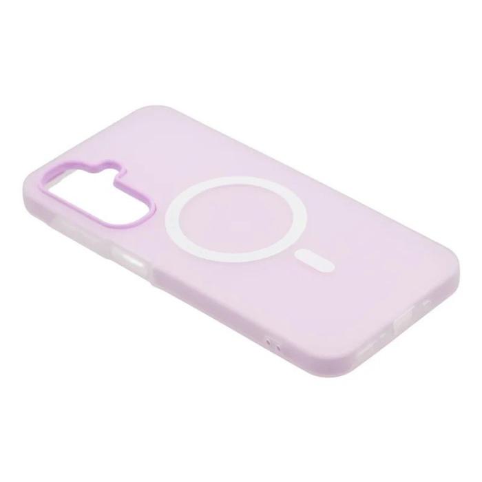 WANLONFENG - WANLONFENG Samsung Galaxy A35 5G Skal Matt PC TPU - Lila