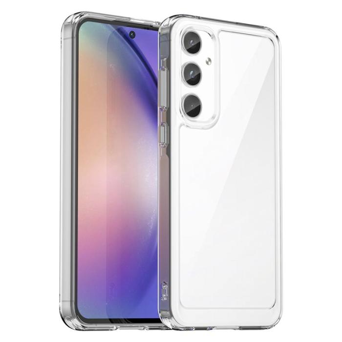 WANLONFENG - WANLONFENG Samsung Galaxy A35 5G Skal TPU + Akryl Klar - Transparent