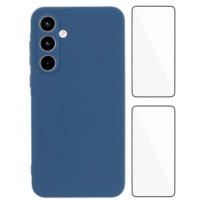 WANLONFENG - WANLONFENG Samsung Galaxy A35 5G Skal TPU RB3 Serie - Safir