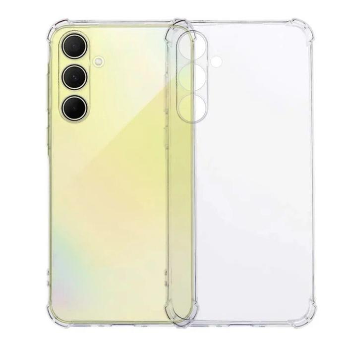 WANLONFENG - WANLONFENG Samsung Galaxy A35 5G Skal TPU WL3 Serie - Transparent
