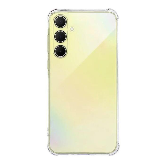 WANLONFENG - WANLONFENG Samsung Galaxy A35 5G Skal TPU WL3 Serie - Transparent