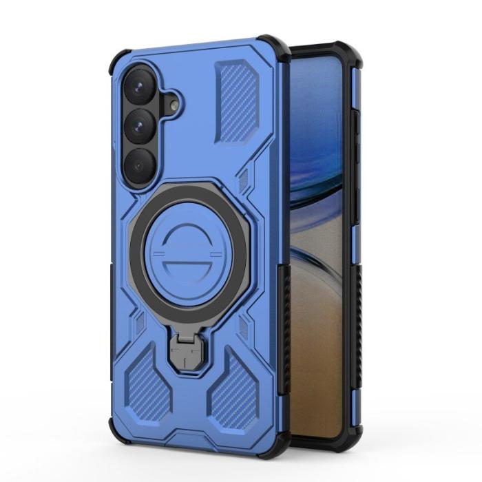 WANLONFENG - WANLONFENG Samsung Galaxy S26 Plus Skal PC TPU KJ Serie - Blå