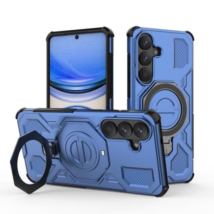 WANLONFENG - WANLONFENG Samsung Galaxy S26 Plus Skal PC TPU KJ Serie - Blå