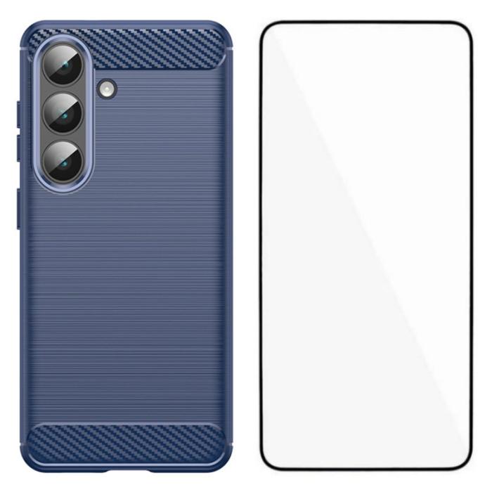 WANLONFENG - WANLONFENG Samsung Galaxy S26 Plus Skal TPU LS Series - Blå