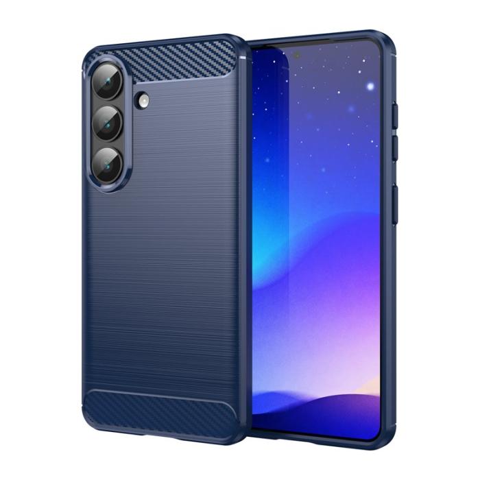 WANLONFENG - WANLONFENG Samsung Galaxy S26 Plus Skal TPU LS Series - Blå