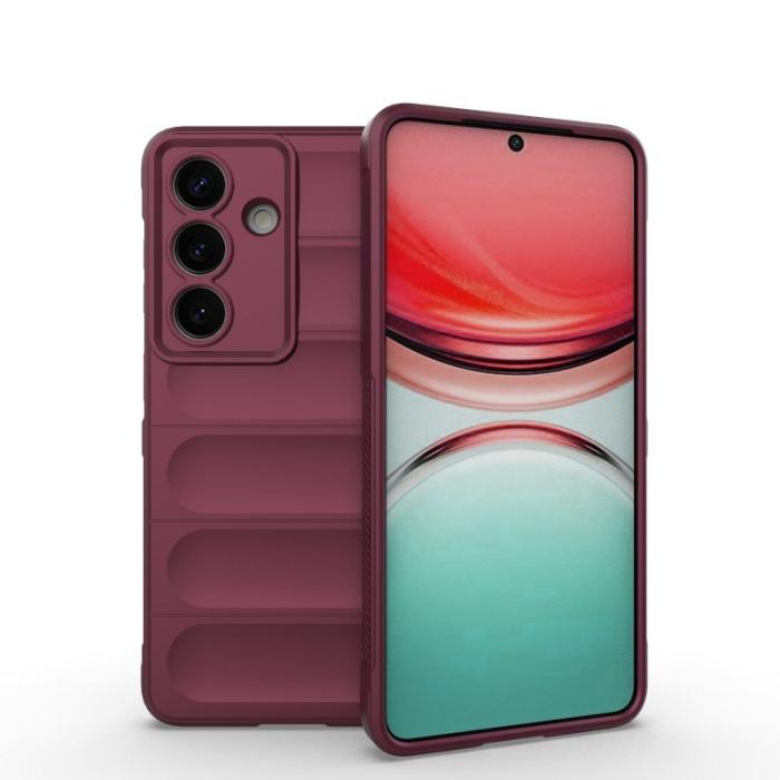 WANLONFENG - WANLONFENG Samsung Galaxy S26 / S26 Pro Skal TPU HD Serie - Vinröd