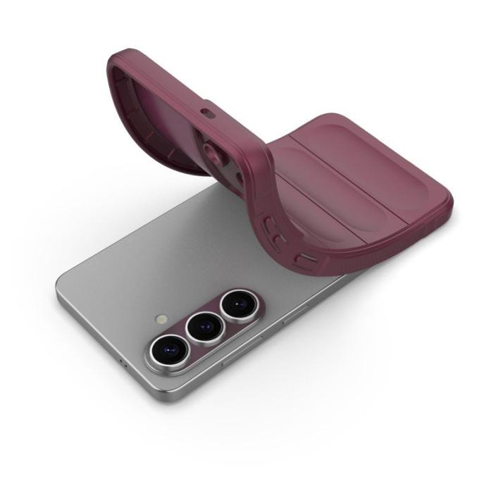 WANLONFENG - WANLONFENG Samsung Galaxy S26 / S26 Pro Skal TPU HD Serie - Vinröd