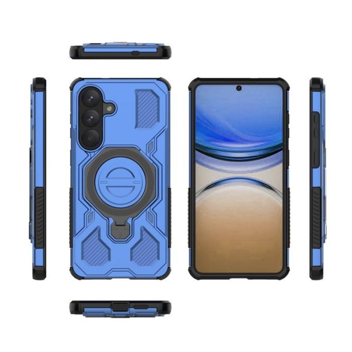 WANLONFENG - WANLONFENG Samsung Galaxy S26 Skal PC TPU KJ Serie - Blå