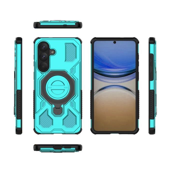 WANLONFENG - WANLONFENG Samsung Galaxy S26 Skal PC TPU KJ Series - Grön