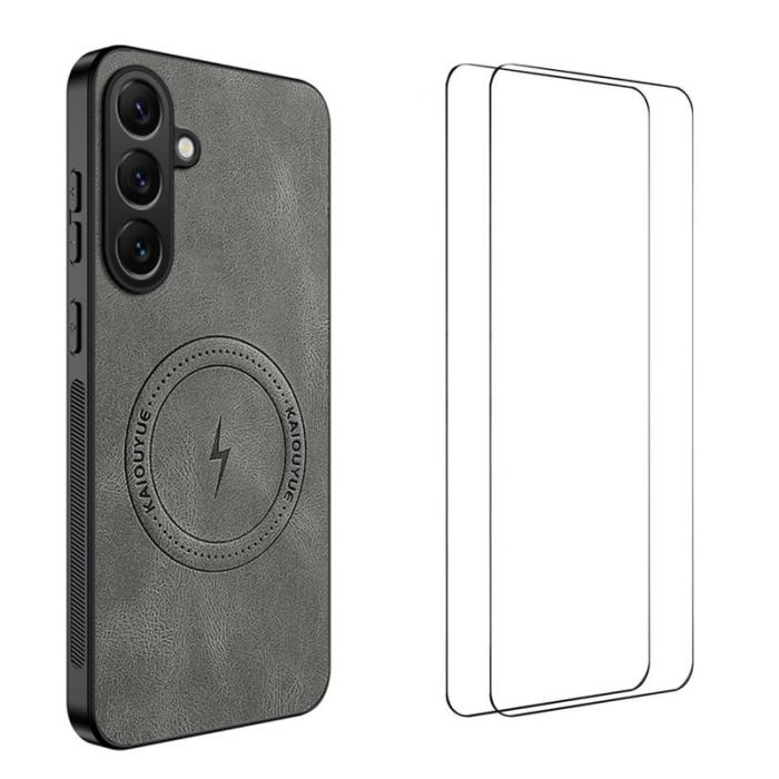 WANLONFENG - WANLONFENG Samsung Galaxy S26 Plus Skal PC TPU SD Series - Grå