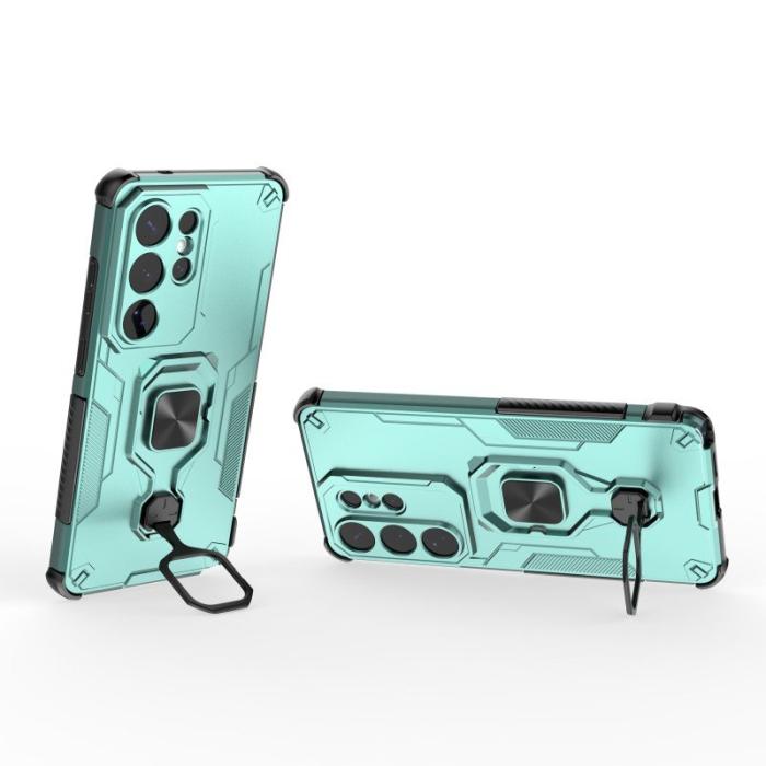 WANLONFENG - WANLONFENG Samsung Galaxy S26 Ultra Skal Plast Kickstand - Grön