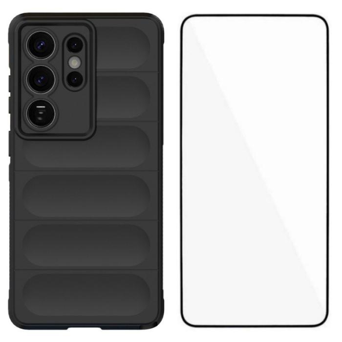 WANLONFENG - WANLONFENG Samsung Galaxy S26 Ultra Skal TPU HD Serie - Svart