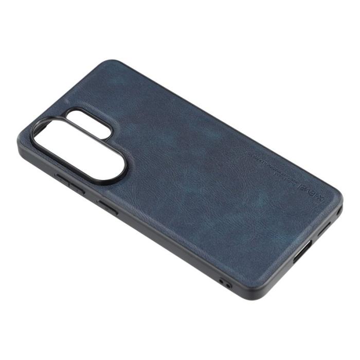 X-Level - X-LEVEL Samsung Galaxy S26 Ultra Skal Konstläder Bojue-3 - Blå