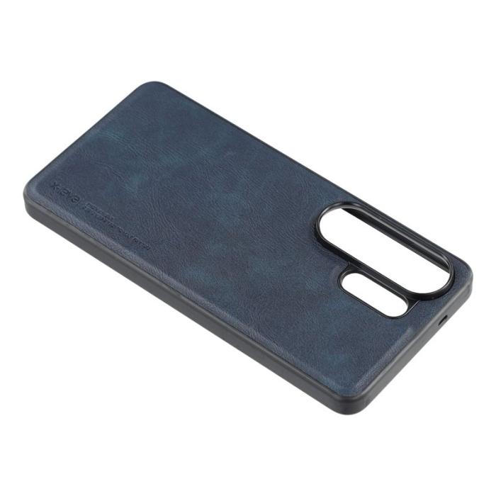 X-Level - X-LEVEL Samsung Galaxy S26 Ultra Skal Konstläder Bojue-3 - Blå