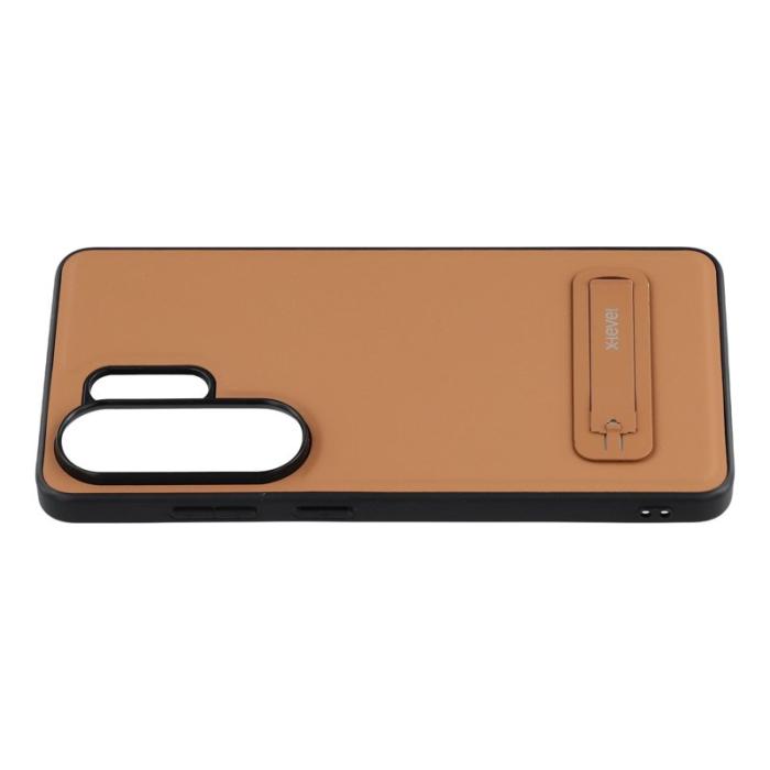 X-Level - X-LEVEL Samsung Galaxy S26 Ultra Skal Konstläder - Brun