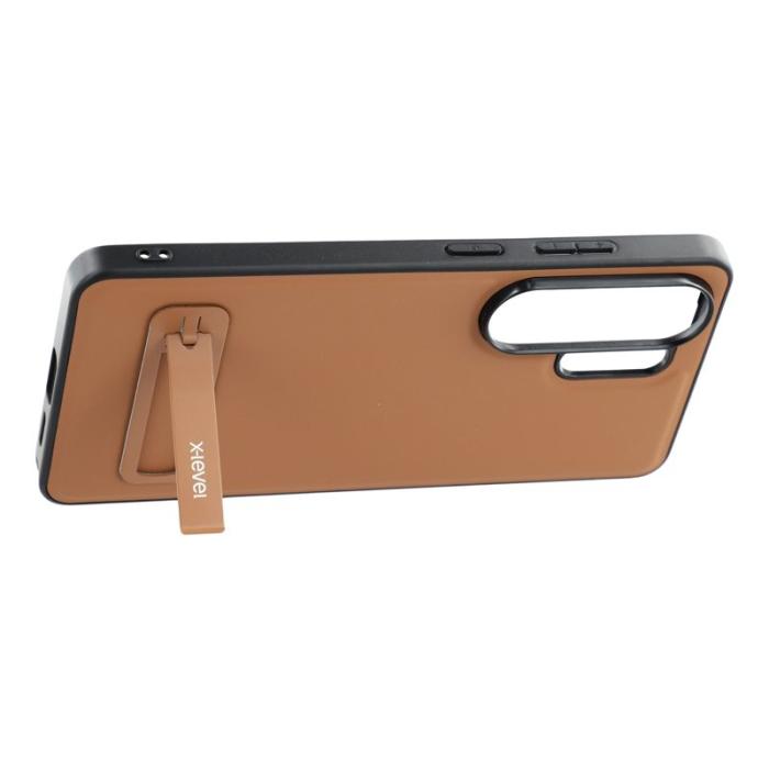 X-Level - X-LEVEL Samsung Galaxy S26 Ultra Skal Konstläder - Brun